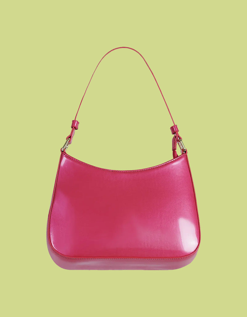 Handbag with lacquer look