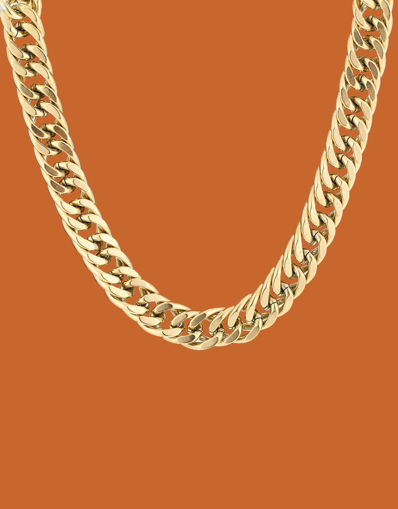 Heavy chunky chain necklace
