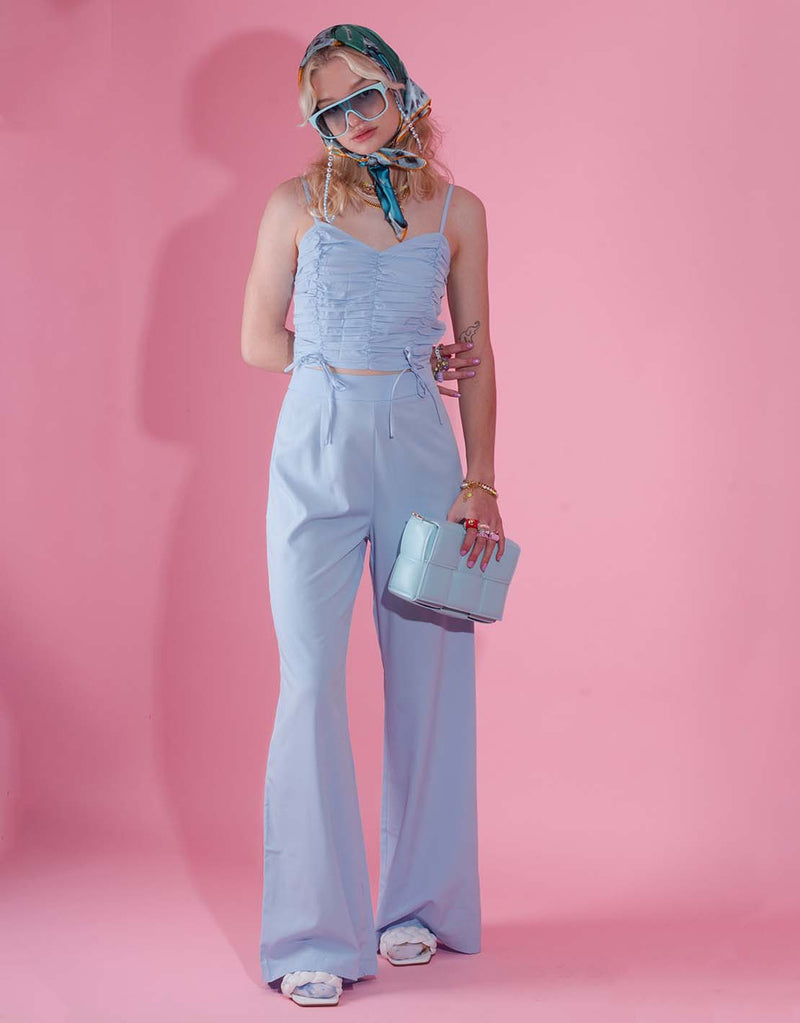 Highwaisted palazzo trousers