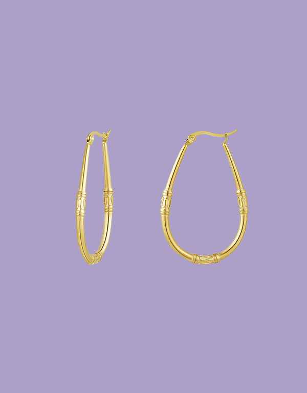 Indian vibes hoop earrings