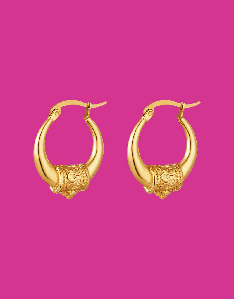 Indian vibes small hoop earrings