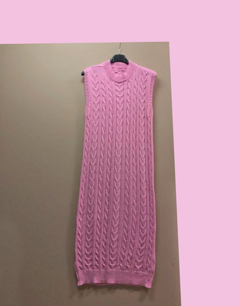 Knitted long dress