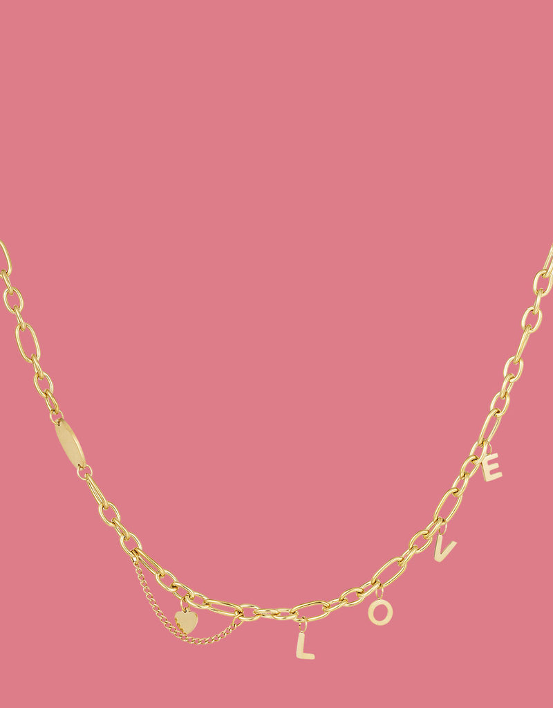 Love chain necklace
