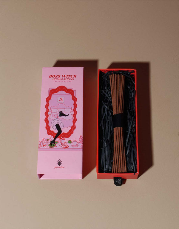 Minced milk Boss witch affirmations incense |
