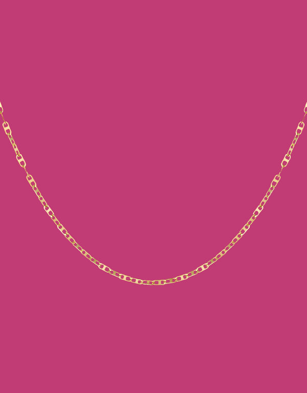 Minimalistic link necklace
