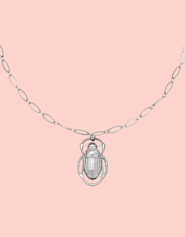 Necklace scarab
