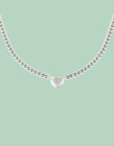 Necklace chained heart