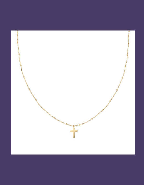 Necklace cross small