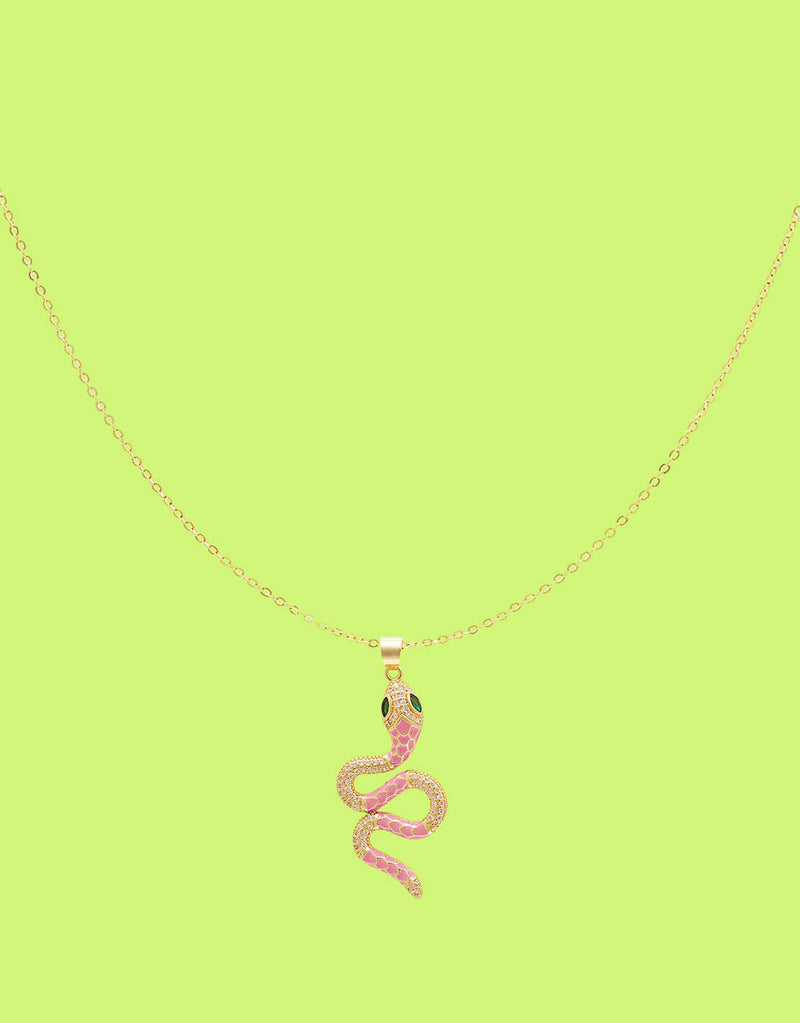 Necklace detailed snake