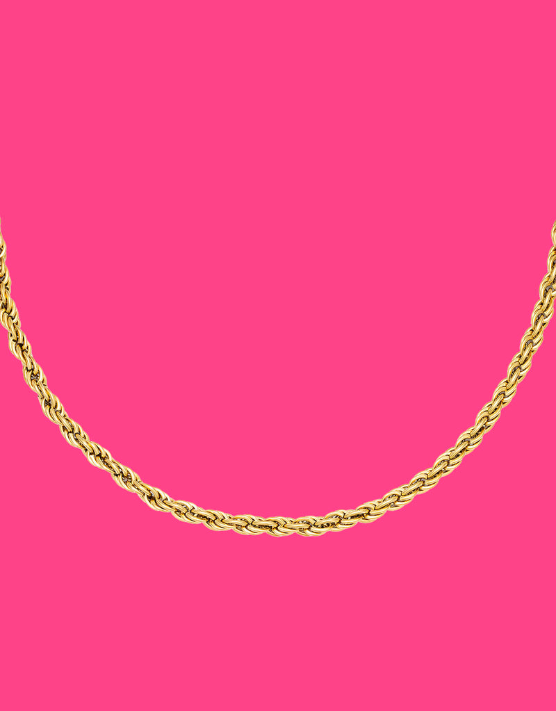 Necklace twisted chain