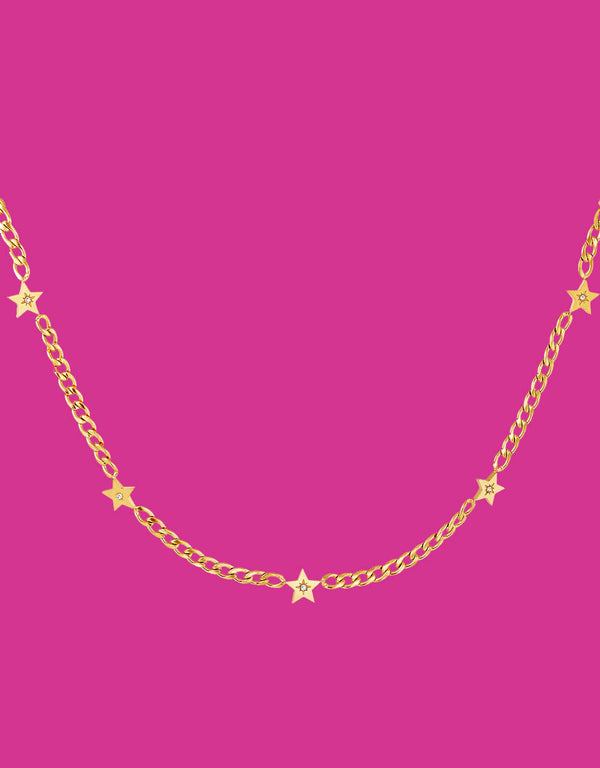 Shiny stars necklace