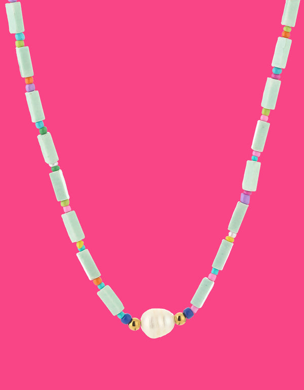 Squared beads necklace