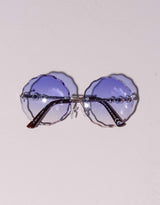 Sunglasses pearl round