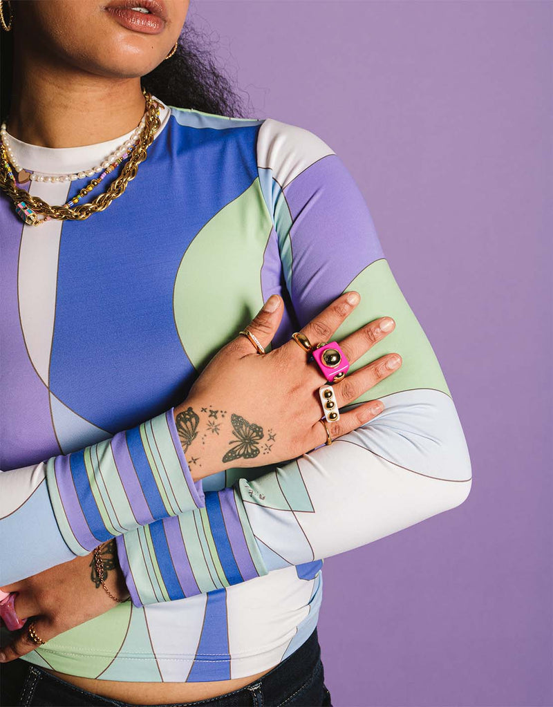 Vintage Emilio Pucci longsleeve top
