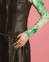 Vintage Jacques Esterel sleeveless chain dress