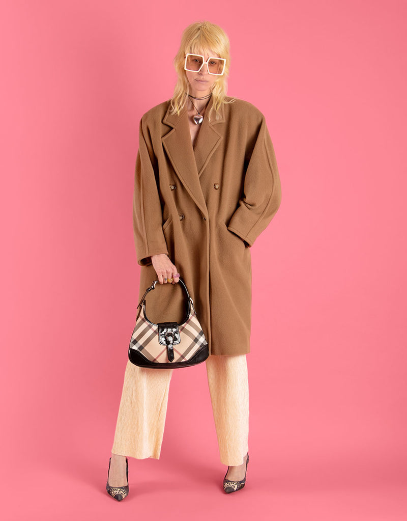 Burberry top oversized coat