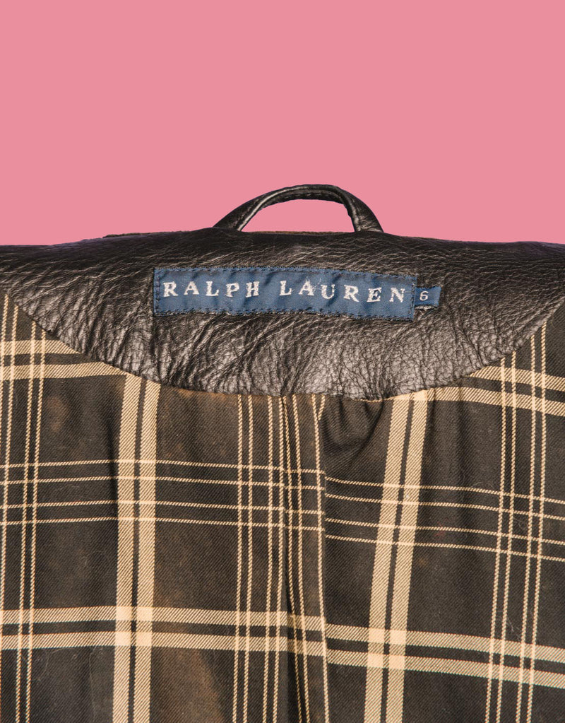 Vintage Ralph Lauren leather jacket