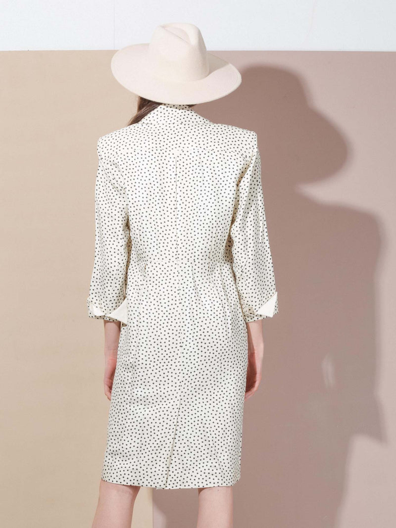 Vintage Yves Saint Laurent dotted dress