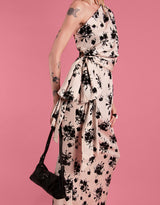 Vintage Yves Saint Laurent one shoulder dress