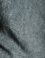 Vintage high neck fluffy sweater