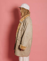 Vintage lammy coat with buttons