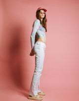 Vintage low waisted flared jeans