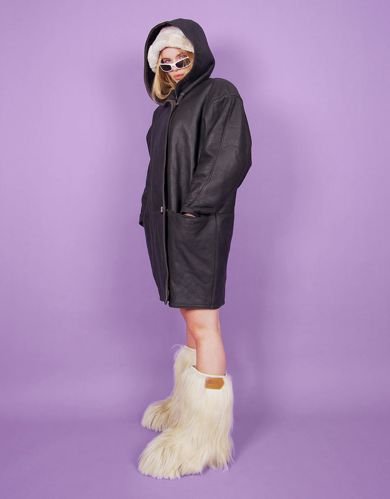 Black sales lammy coat