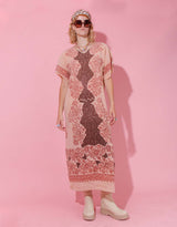 Vintage printed kaftan