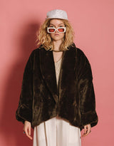 Vintage soft furry coat