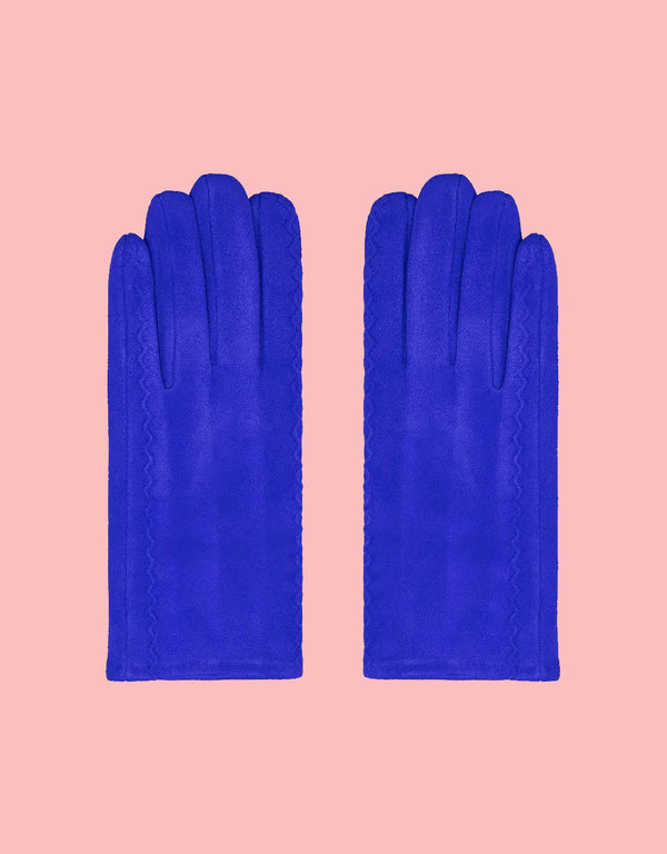 Wavy detail gloves