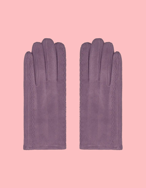 Wavy detail gloves
