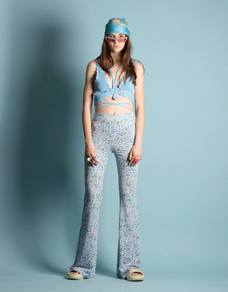 Wildflowers flared trousers