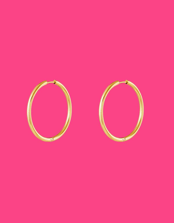 earrings hoops small gold