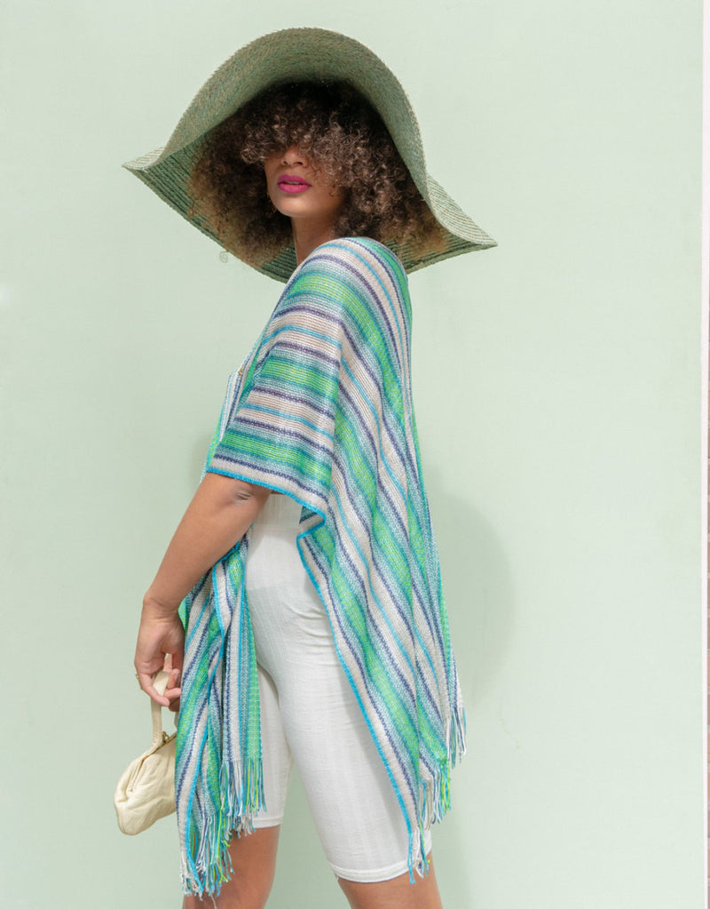 Vintage Missoni Mexican inspired poncho