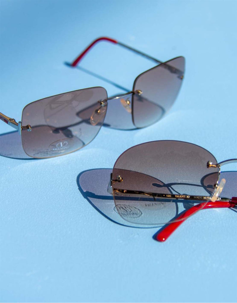 Vintage Valentino frameless sunglasses