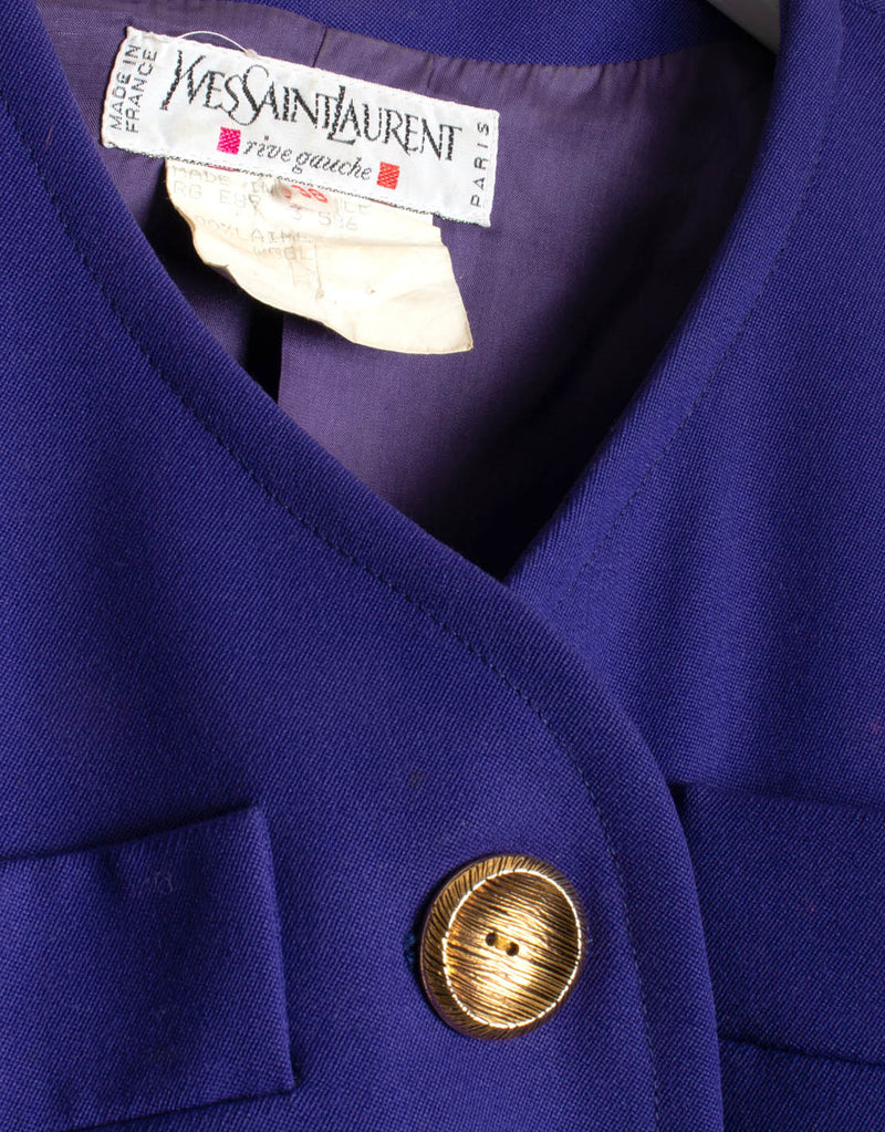 Vintage Yves Saint Laurent flap pocket blazer