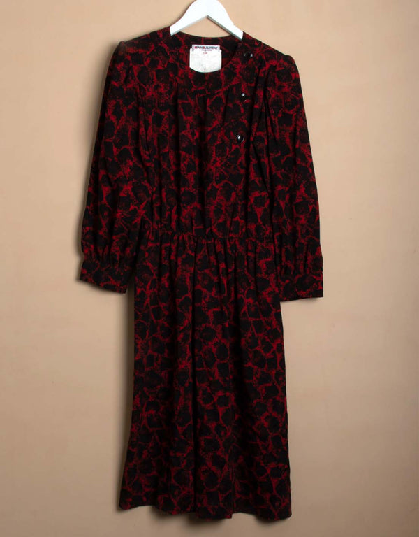 Vintage Yves Saint Laurent long sleeve dress