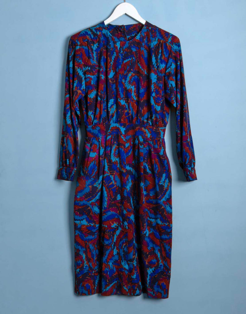 Vintage Yves Saint Laurent back closing dress