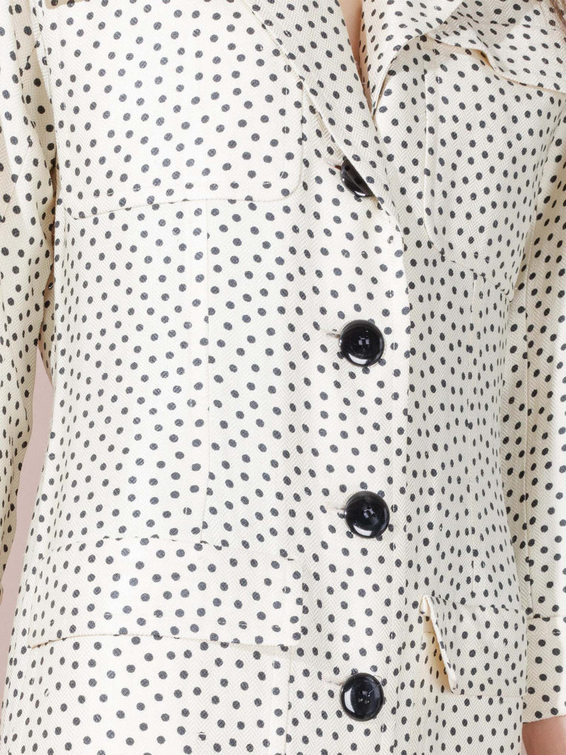 Vintage Yves Saint Laurent dotted dress