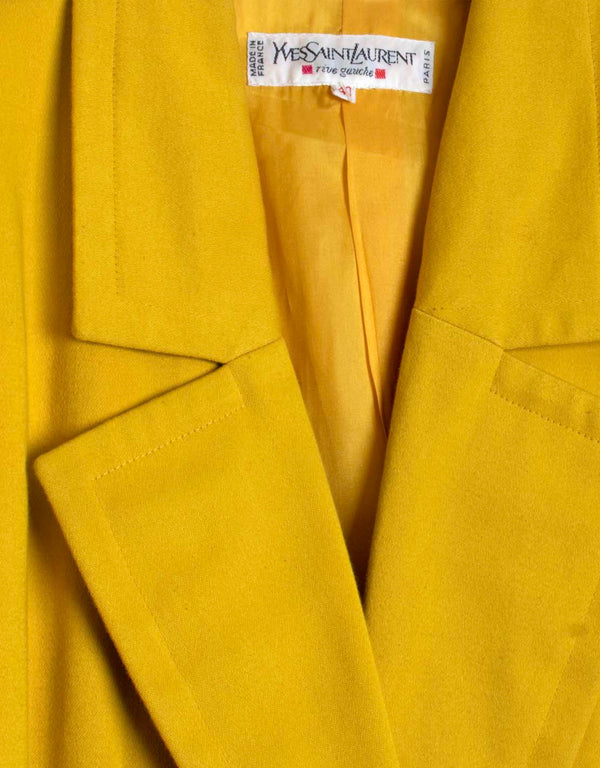 Vintage Yves Saint Laurent one button blazer