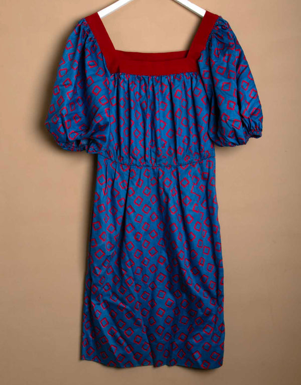 Vintage Yves Saint Laurent puff sleeve dress
