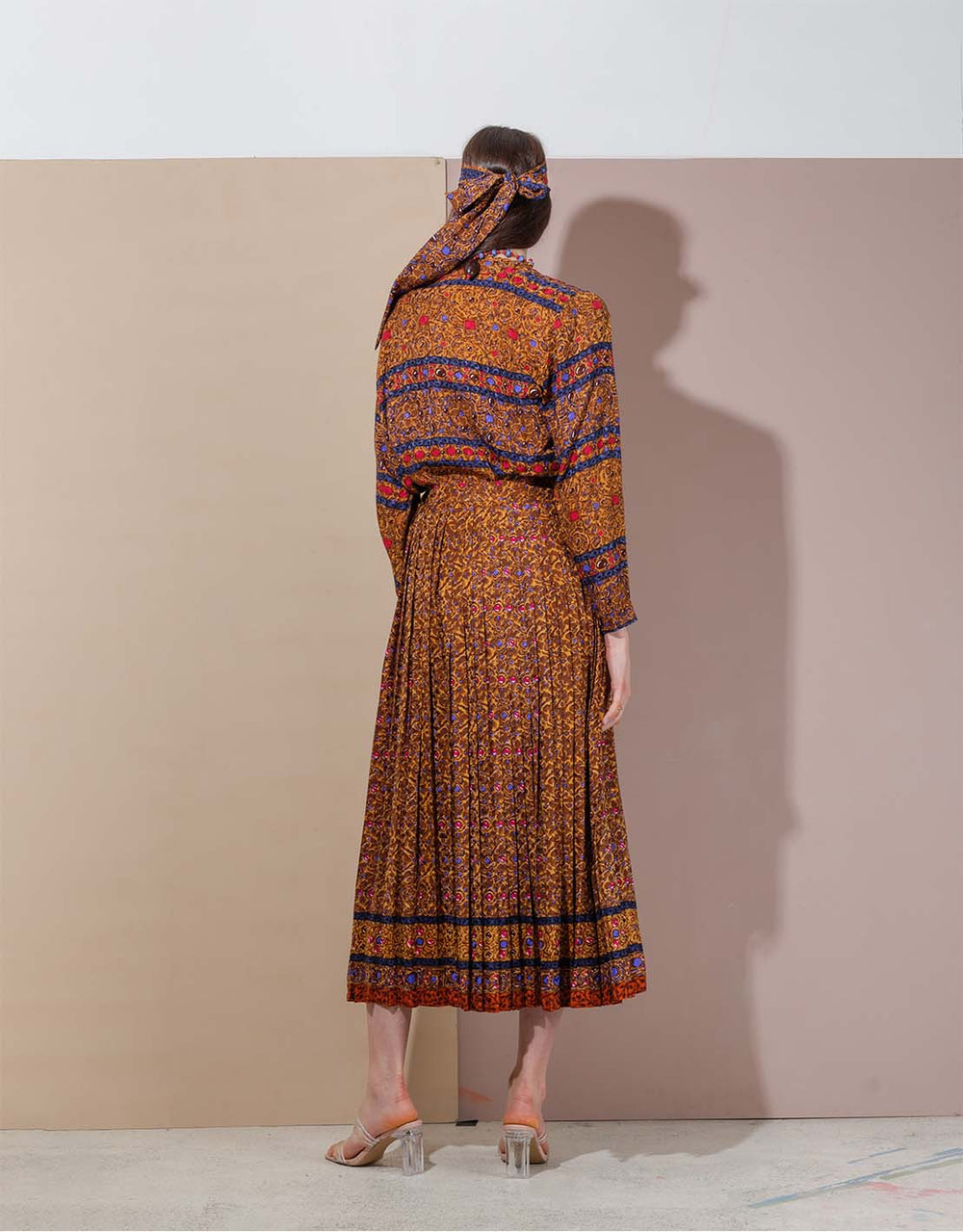 スカート vintage YSL pleats skirt eh Vintage Saint Laurent Rive Gauche YSL Spring 1973 Snail