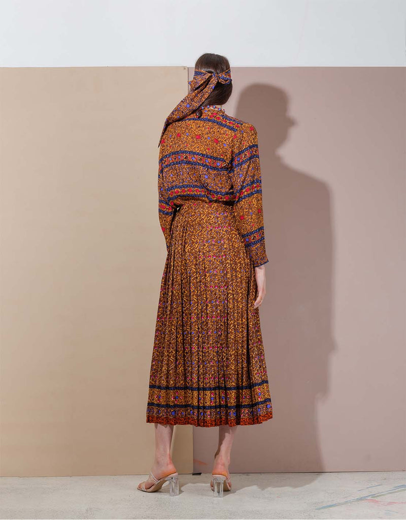 Vintage Yves Saint Laurent pleated skirt
